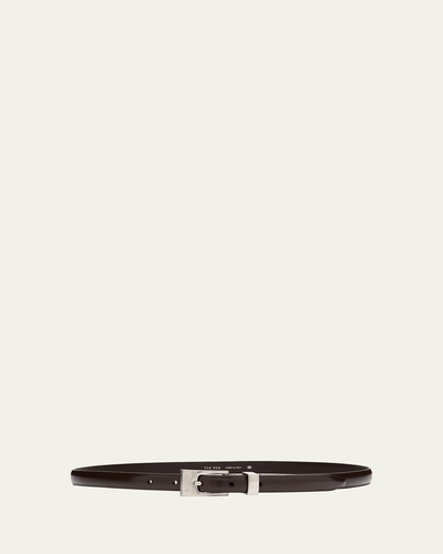 THE ROW Downtown Slim Leather Belt