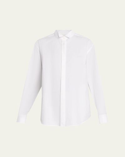 THE ROW Edrisca Check Cotton Poplin Button-Down Shirt
