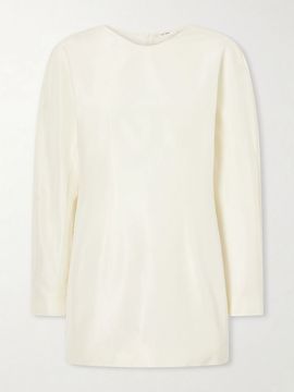 THE ROW Elione cotton and silk blouse
