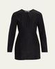 THE ROW Elione Long-Sleeve Silk Taffeta Top - 1