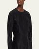 THE ROW Elione Long-Sleeve Silk Taffeta Top - 5