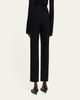 THE ROW Eranza Wool Straight-Leg Ankle Pants - 3