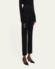 THE ROW Eranza Wool Straight-Leg Ankle Pants - 4