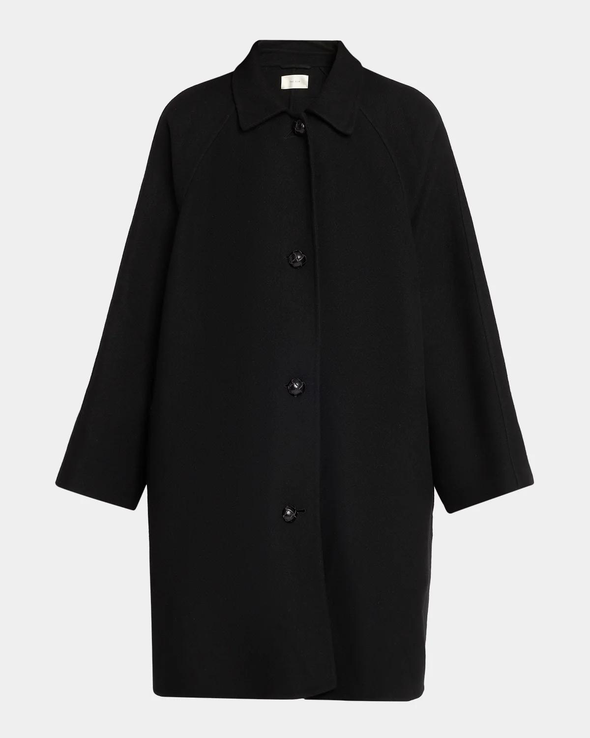 The Row Etoli Cotton Single-Breasted Coat