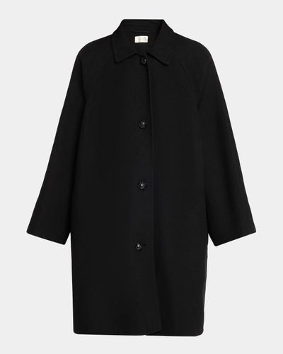 The Row Etoli Cotton Single-Breasted Coat