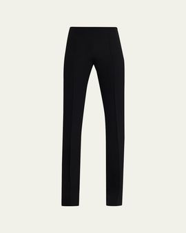 THE ROW Fabien Silk Twill Bootcut Pants