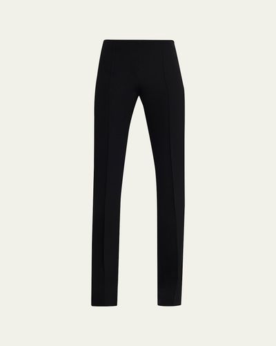 THE ROW Fabien Silk Twill Bootcut Pants