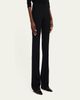 THE ROW Fabien Silk Twill Bootcut Pants - 4