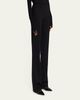 THE ROW Fabien Wool-Stretch Bootcut Pants - 4