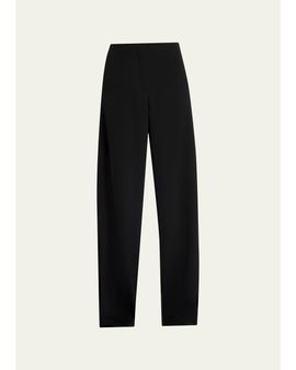The Row Farah Wool-Cashmere Wide-Leg Pants