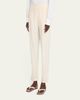THE ROW Faro Pleated Tapered-Leg Ankle Pants - 4