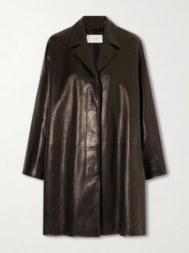 THE ROW Felixa leather coat