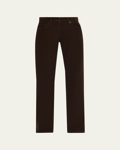 THE ROW Frava Corduroy Straight-Leg Pants