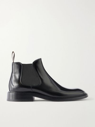 THE ROW Gable leather ankle boot