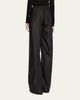 THE ROW Gala Silk Taffeta Wide-Leg Pull-On Pants - 3