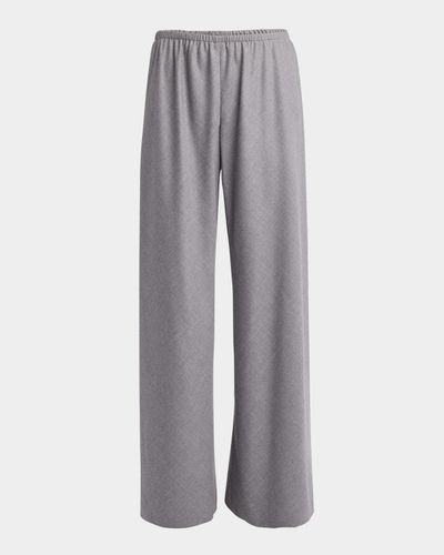THE ROW Gala Wool Wide-Leg Pull-On Pants