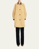 THE ROW Ina Corduroy Collar Single-Breasted Car Coat - 2