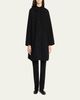 THE ROW Ina Wool-Cashmere Single-Breasted Car Coat - 2
