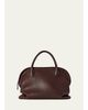 The Row Kew Bowling Top-Handle Bag in Saddle Leather - 1