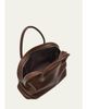 The Row Kew Bowling Top-Handle Bag in Saddle Leather - 4