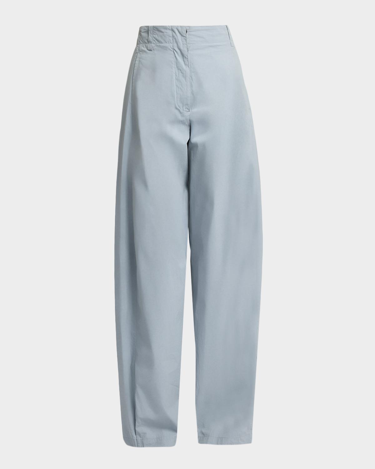 THE ROW Kolina High-Rise Pleated Barrel-Leg Pants