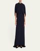 THE ROW Koralie Silk Chiffon Capelet Maxi Dress - 2