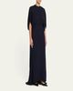 THE ROW Koralie Silk Chiffon Capelet Maxi Dress - 4