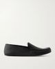 THE ROW Leo textured-leather loafers - 1