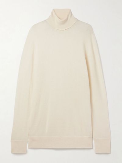 THE ROW Lizzy oversized cashmere turtleneck sweater