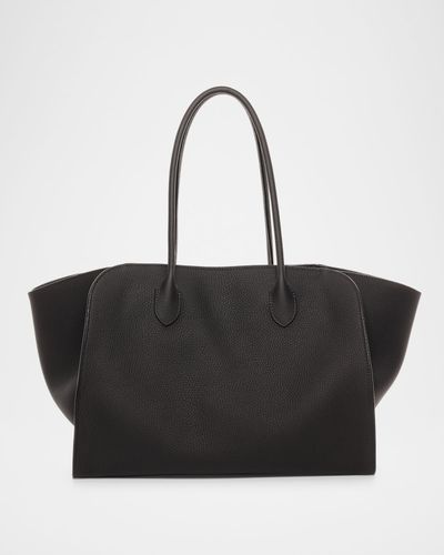 The Row Marlo 14 Tote Bag in Matte Leather