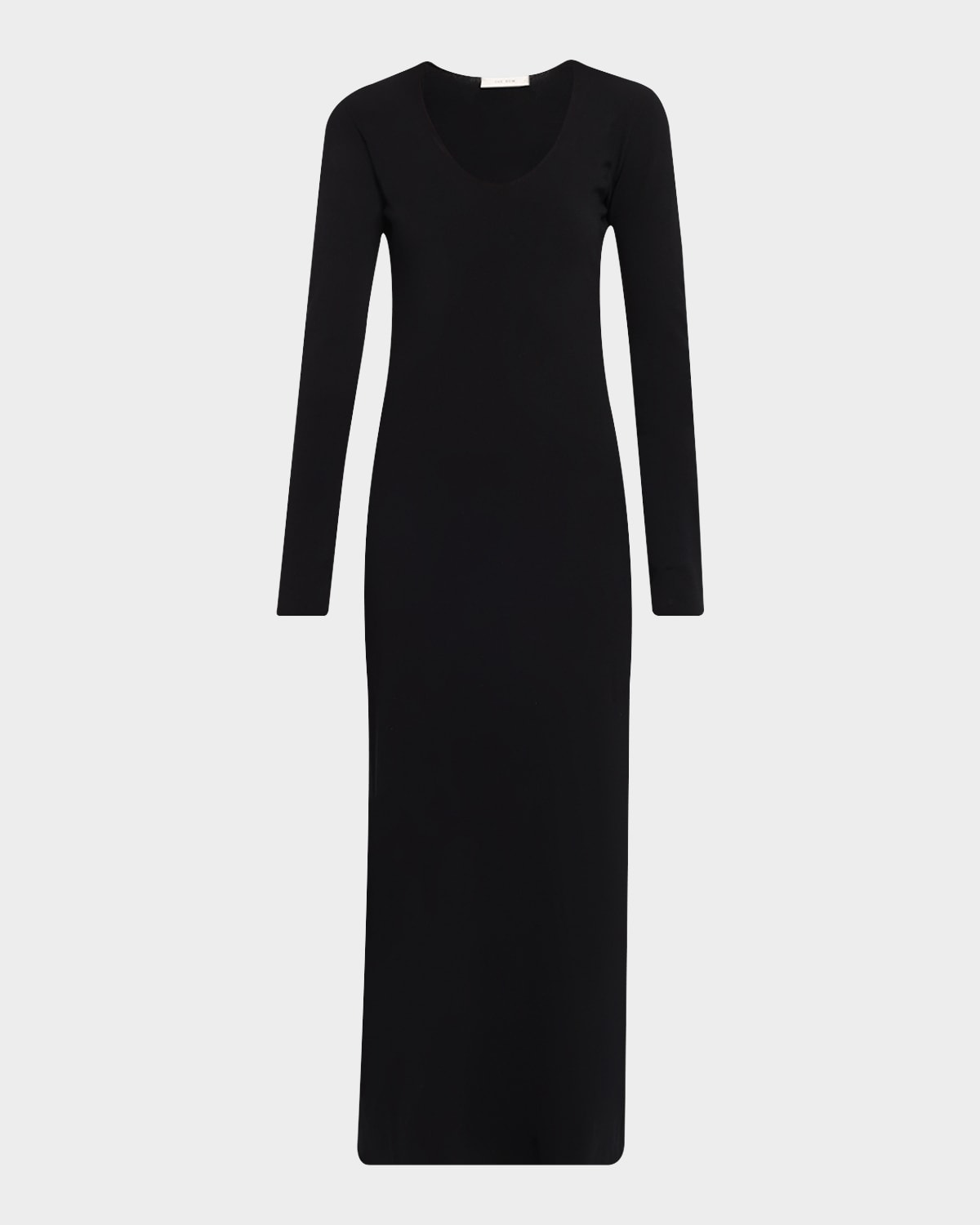 THE ROW Mavy Scoop-Neck Long-Sleeve Ankle Dress