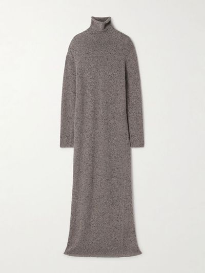 THE ROW Melani cashmere turtleneck maxi dress