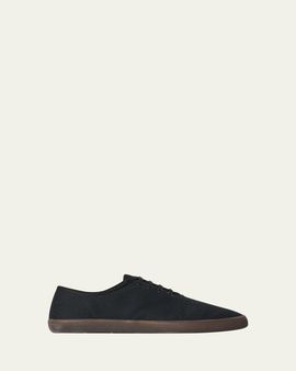 THE ROW Men's Fynn Canvas Low-Top Sneakers