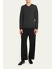The Row Men's Pascale Wool Twill Pull-On Pants - 2