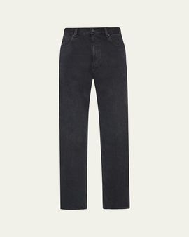 THE ROW Men's Vanya Mid-Rise Wide-Leg Jeans