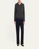 THE ROW Mune Double-Pleated Wool Straight-Leg Pants - 2