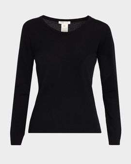 THE ROW Nezana Cashmere Long-Sleeve Top