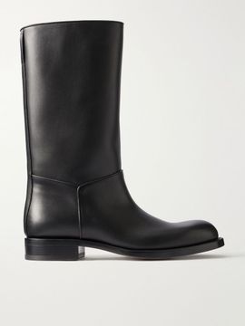 THE ROW Nobilis leather knee boots