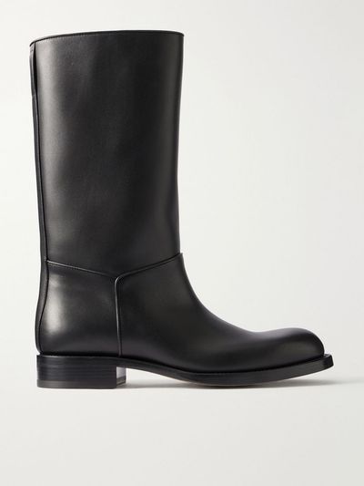 THE ROW Nobilis leather knee boots