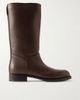 THE ROW Nobilis textured-leather ankle boots - 1