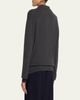THE ROW Oashi Cashmere Knit Polo Top - 3