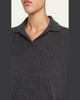 THE ROW Oashi Cashmere Knit Polo Top - 5