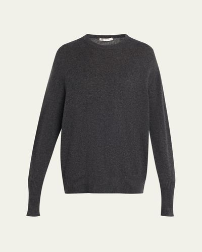 THE ROW Odelle Cashmere Knit Oversized Crewneck Top