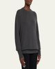 THE ROW Odelle Cashmere Knit Oversized Crewneck Top - 4