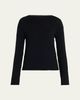 THE ROW Omiko Cotton-Linen Knit Long-Sleeve Top - 1