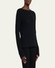 THE ROW Omiko Cotton-Linen Knit Long-Sleeve Top - 4