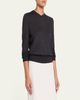 THE ROW Ondre Cashmere-Silk Knit V-Neck Top - 4