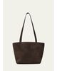The Row Parker Suede Tote Bag - 1