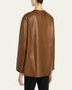 THE ROW Quintus Leather Single-Breasted Jacket - 3
