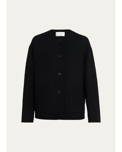The Row Quintus Wool-Cashmere Single-Breasted Jacket